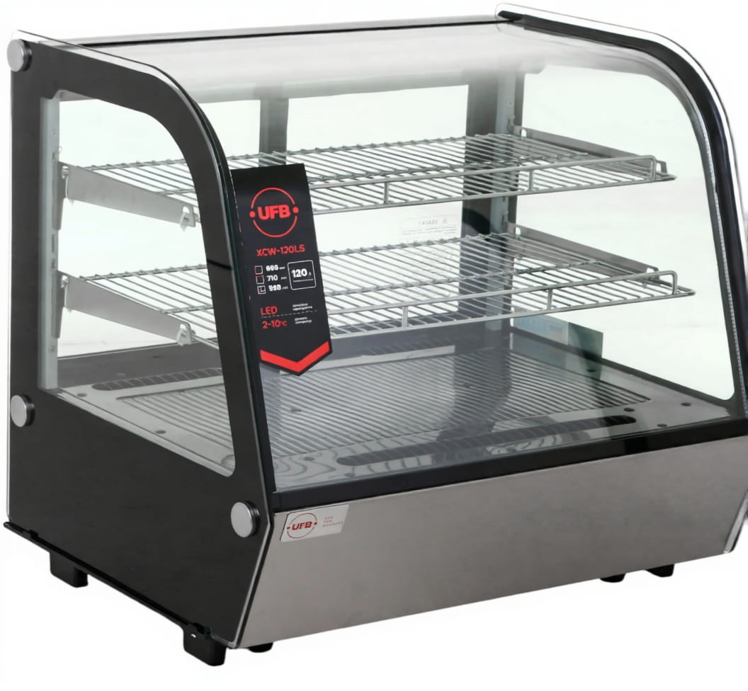 Вітрина холодильна UFB настільна 120л, нержавіюча сталь